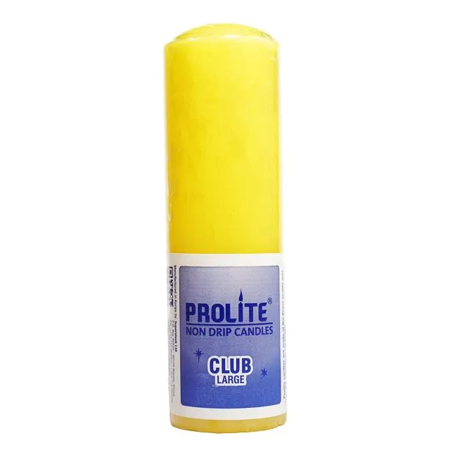 Prolite Fancy Candle Club Yellow Large