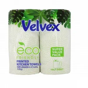 Velvex Eco Friendly Kitchen Towel 2Pack