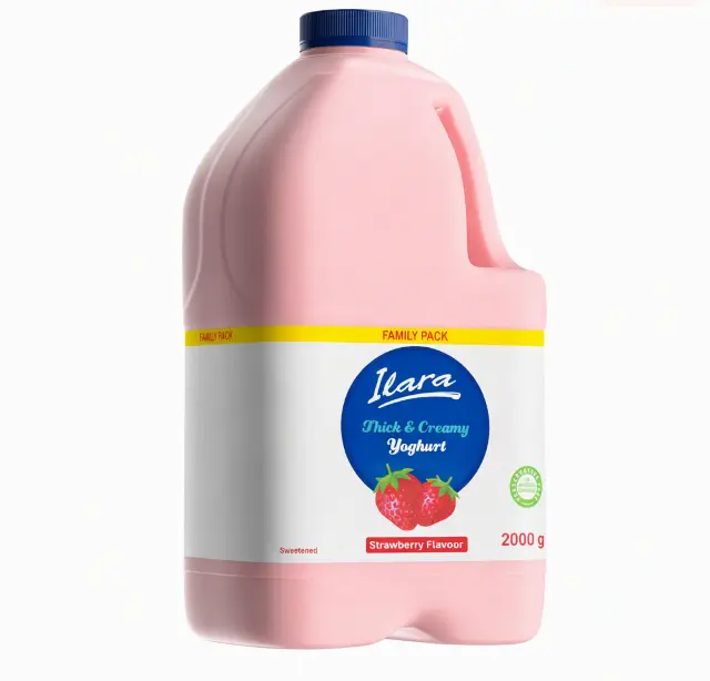Ilara Strawberry Flavoured Yoghurt 2Ltr Bottle