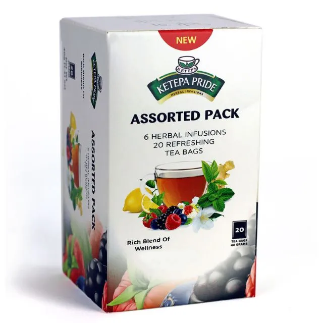Ketepa Herbal Assorted Tea Bags 25'S