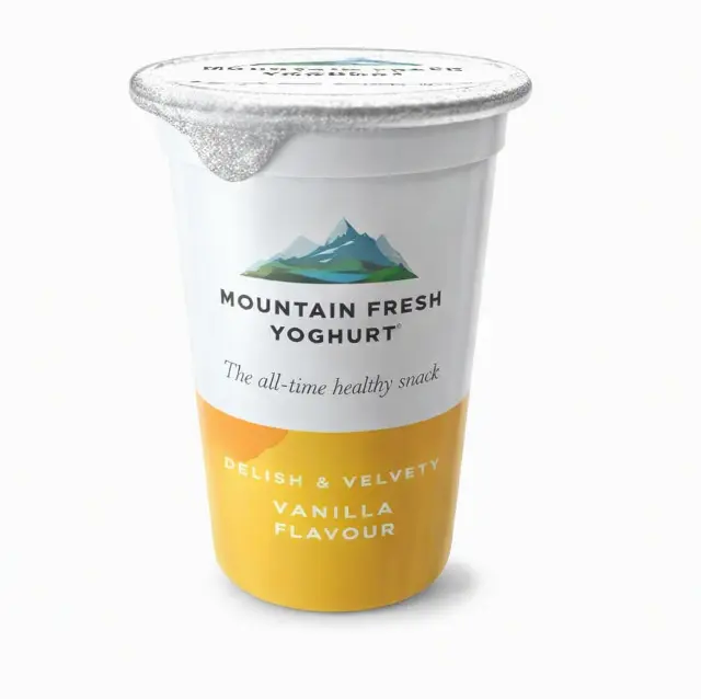 Mountain Fresh Probiotic Vanilla Yoghurt 450Ml