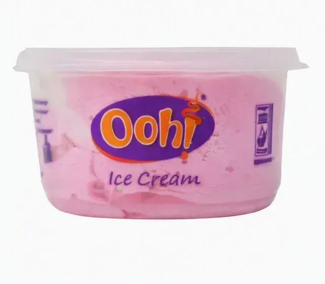 Ooh! Strawbery & Vanilla Ice Cream 500Ml