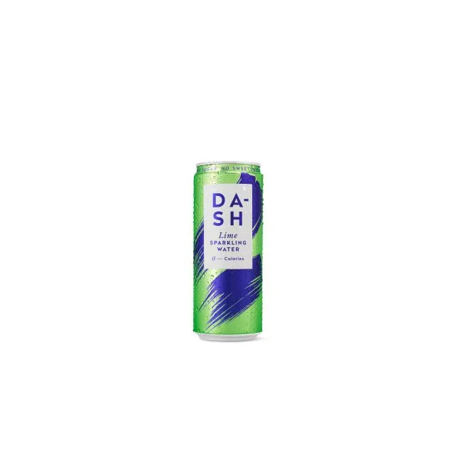 Dash Lime Sparkling Water 330Ml Can