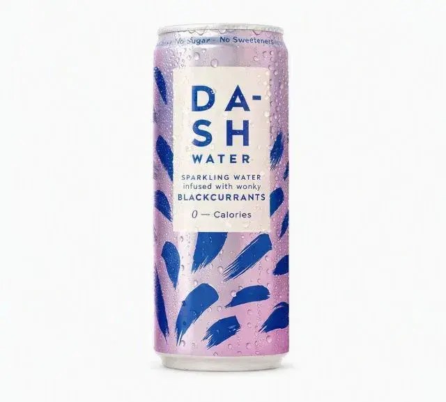 Dash Blackcurrants Sparkling Water 330Ml Can