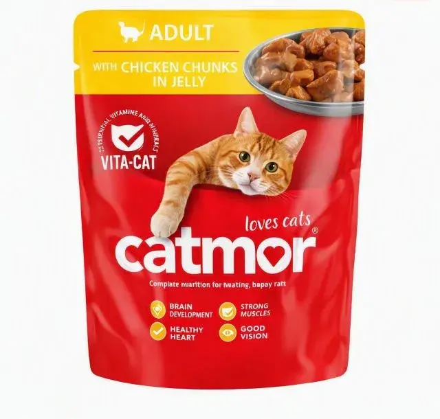 Catmor Adult Chicken Chunks In Jelly 70G