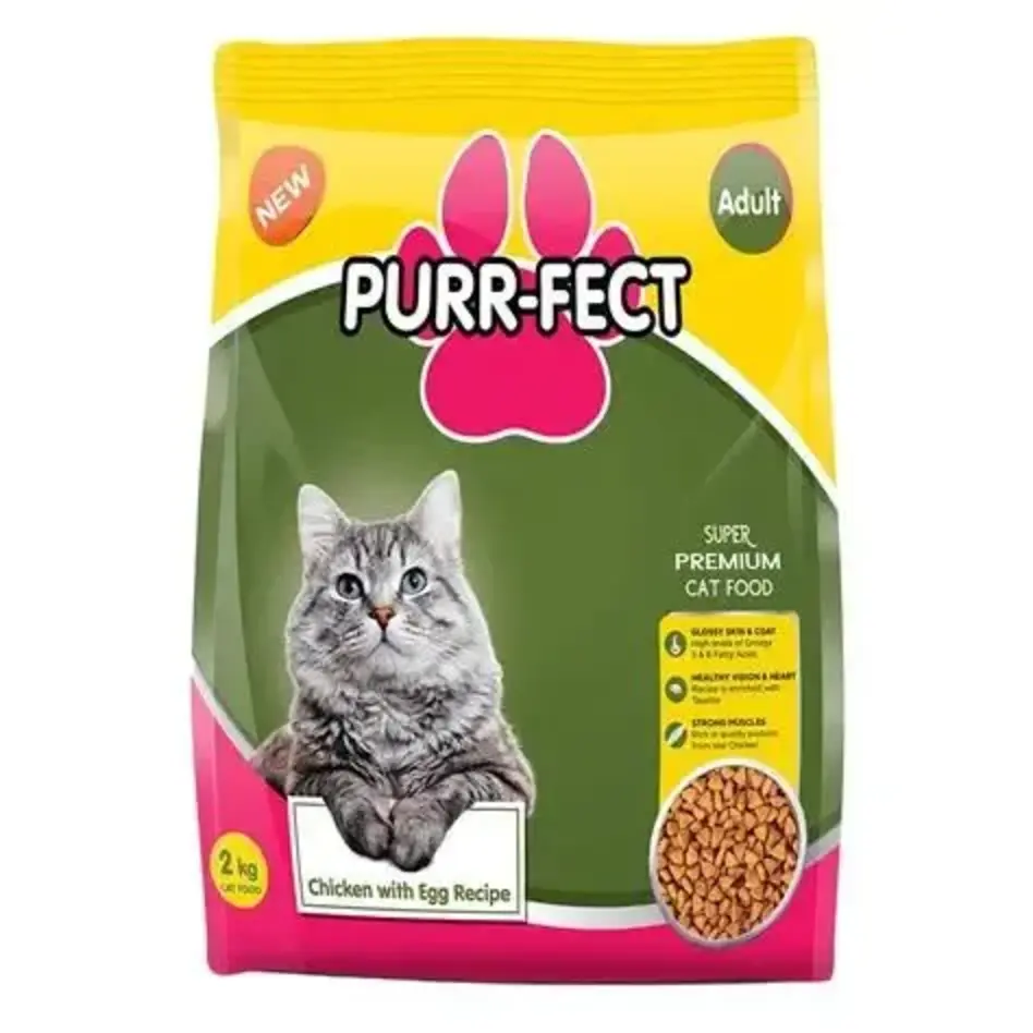 Purrfect Chicken & Egg Cat Food 2Kg