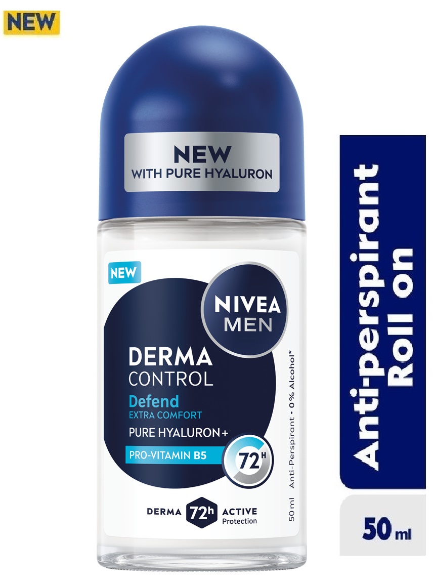 Nivea Men Derma Control Defend Roll On 50Ml