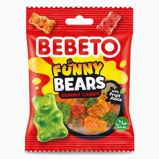 Bebeto Funny Bears Gummy Candy 18G