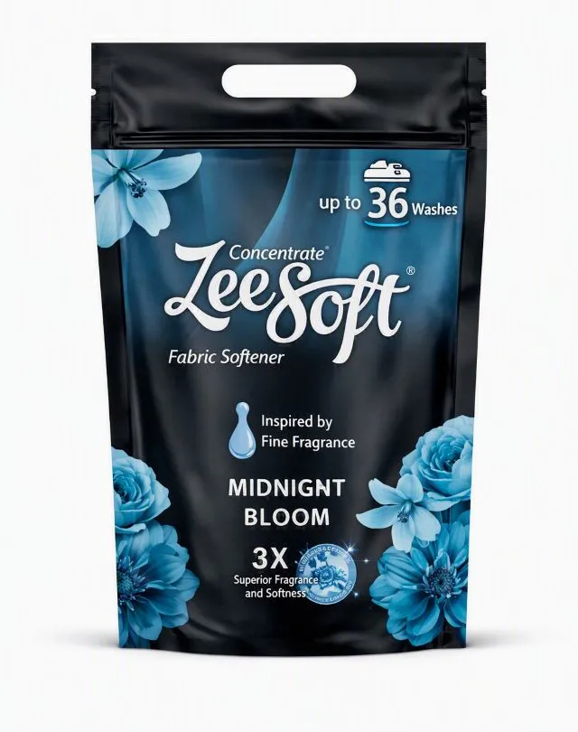 Zeesoft Midnight Bloom Fabric Softner 36'S Pouch