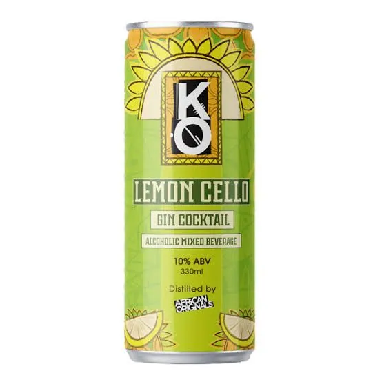 Kenyan Original Lemon Cello Cocktail 330Ml Can