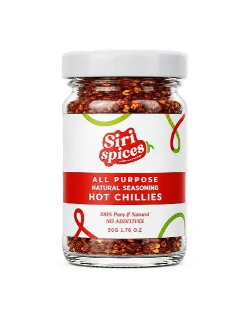 Siri Spices Hot Chillies 50G