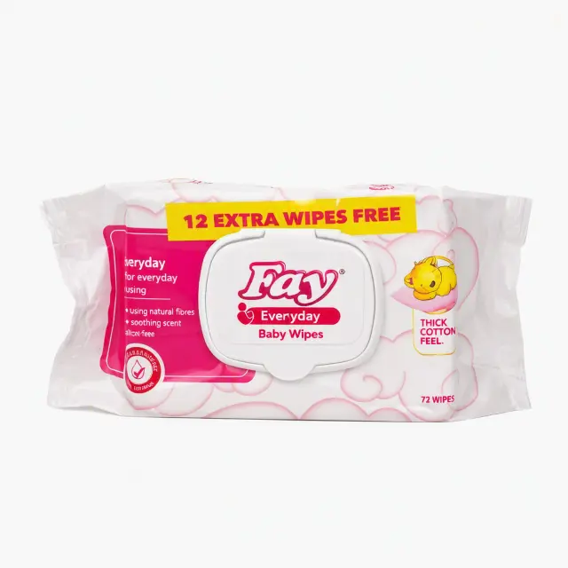 Fay Eveready Baby Wet Wipes 72'S