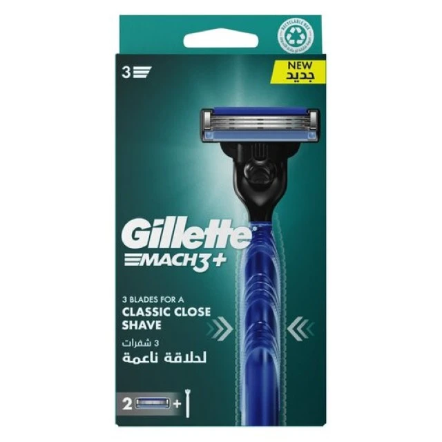 Gillette Mach 3+ Razor 2Up