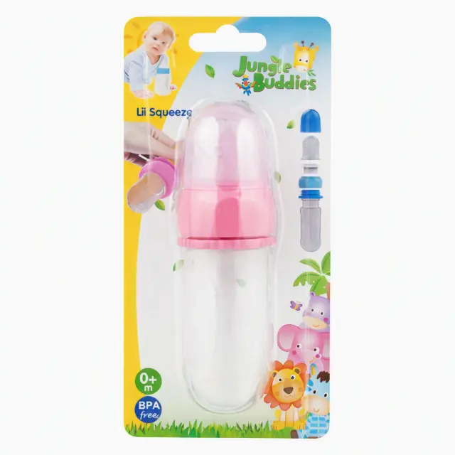 Jungle Buddies  Squeeze Feeder Silicon Le15365
