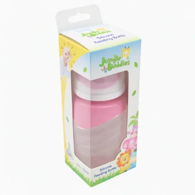 Jungle Buddies 3 Stage Feeding Bottle Medium Flow 3+Le15349