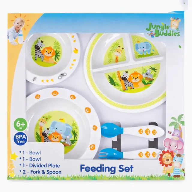 Jungle Buddies Feeding Set Le15364