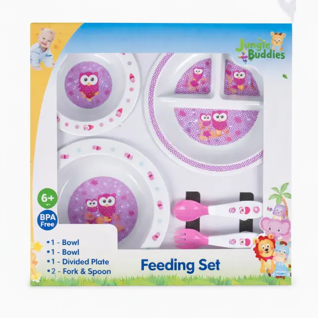 Jungle Buddies Feeding Set Le19131