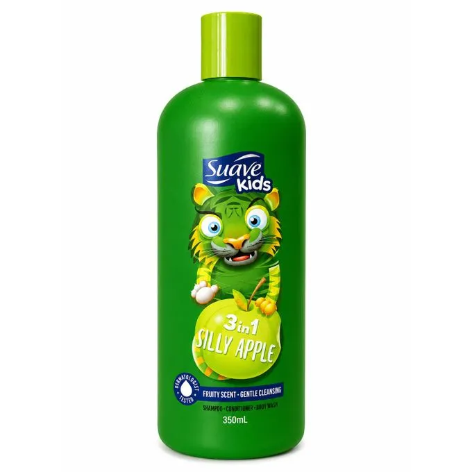 Suave Kids 3In1 Silly Apple Body Wash 350Ml