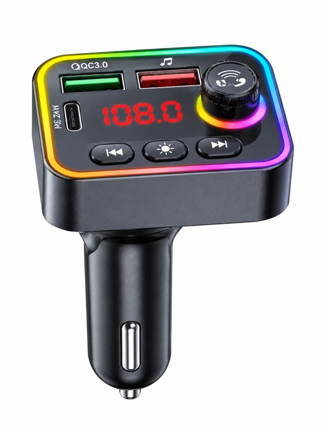 Havit Car Charger With Fm Modulator Fm819Bt Black