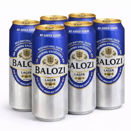 Balozi Lager Can 500ml 6 Pack