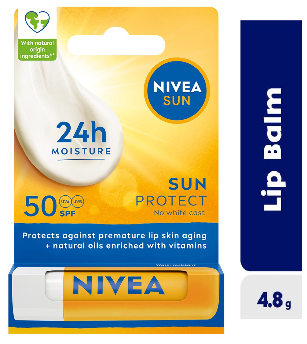Nivea Lipcare Sun Protect Ant-Age  Spf50 4.8G