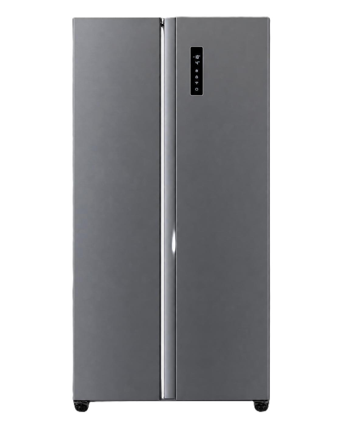 K-Elec Side By Side Fridge Kr86 532L Silver Inox
