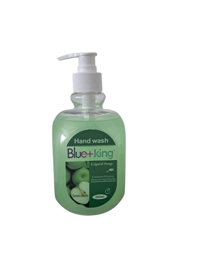 Blue King Liquid Hand Wash Green Apple 500 Ml