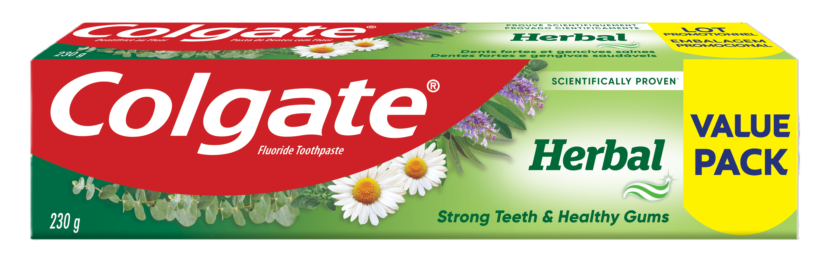 Colgate Herbal Toothpaste 230g Value Pack
