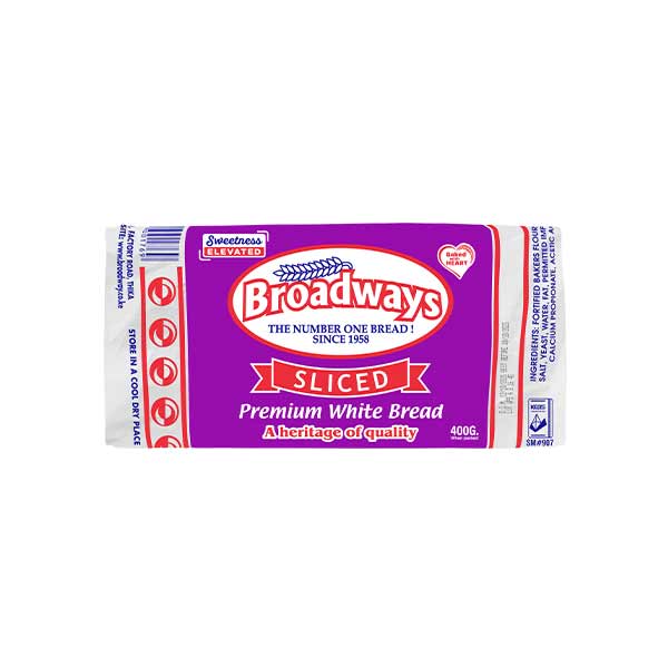 Broadways Premium Sliced Bread 400G