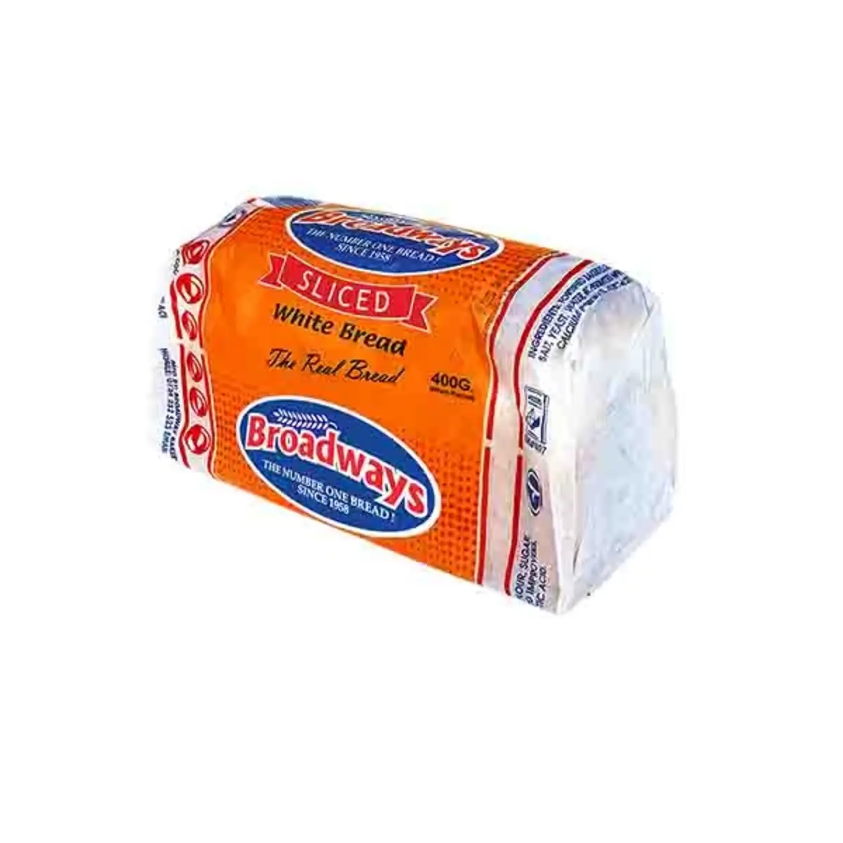 Broadways White Sliced Bread 400G