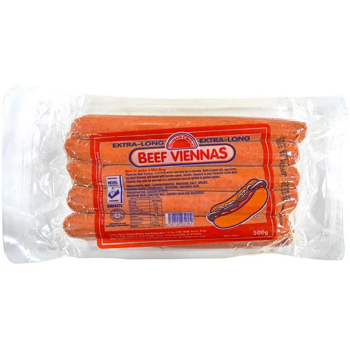 Farmer's Choice Beef Viennas Ext.500G