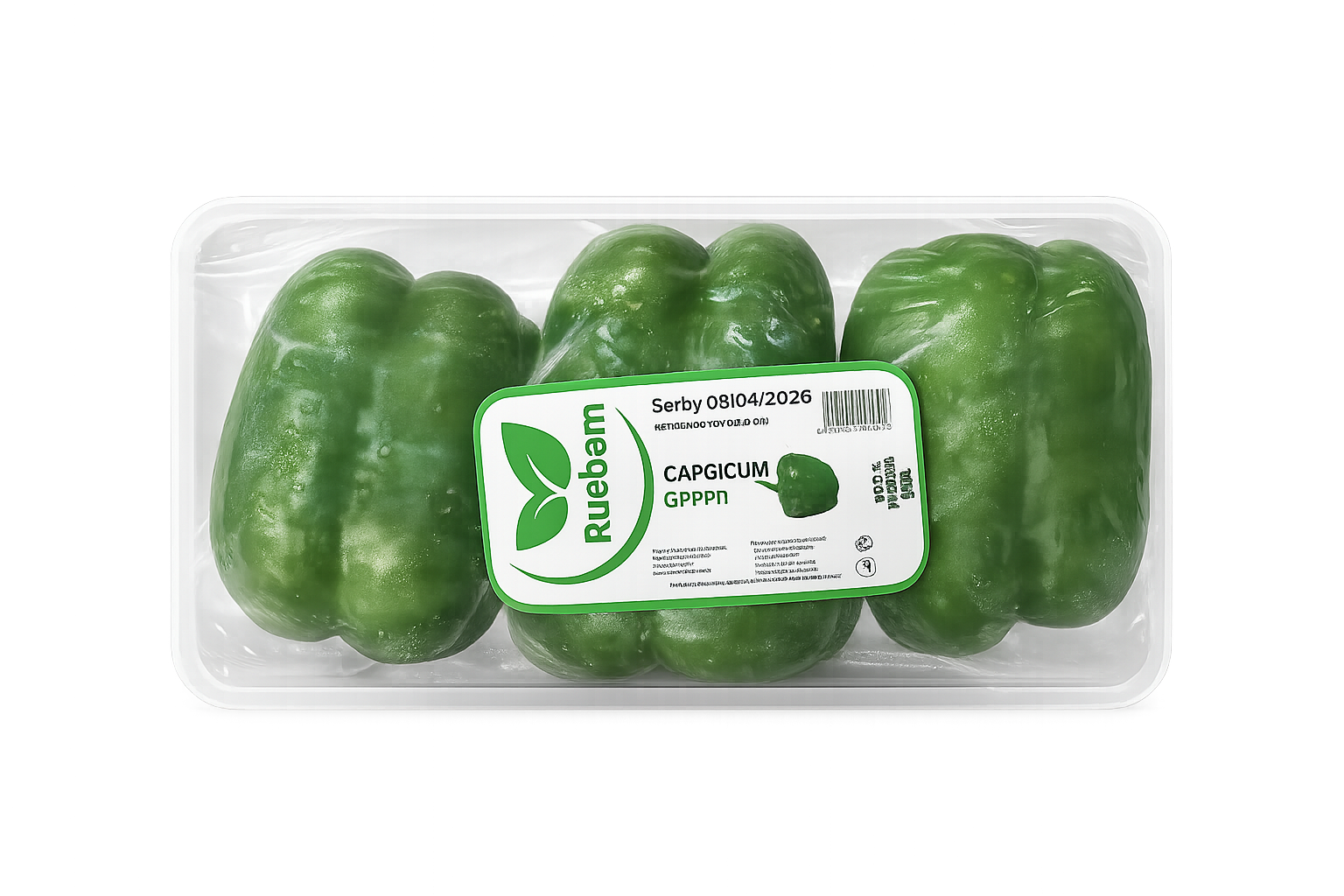 Capsicums Green 500g