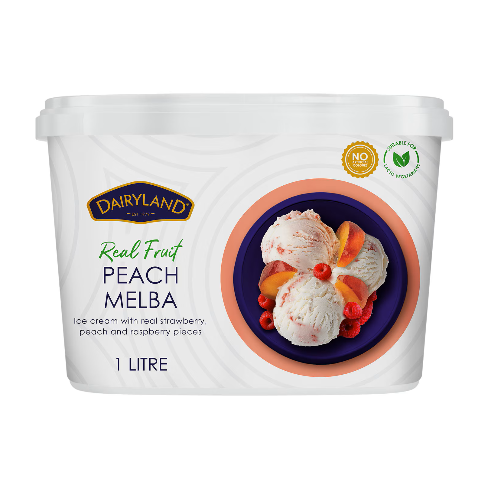 Dairyland Ice Cream Peach Melba 1L