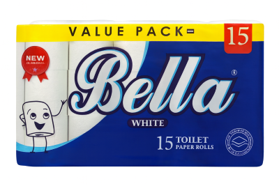 Bella White Tissue Paper 2 Ply 15 Rolls