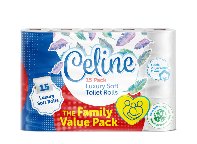 Celine Toilet Tissue 15Pack