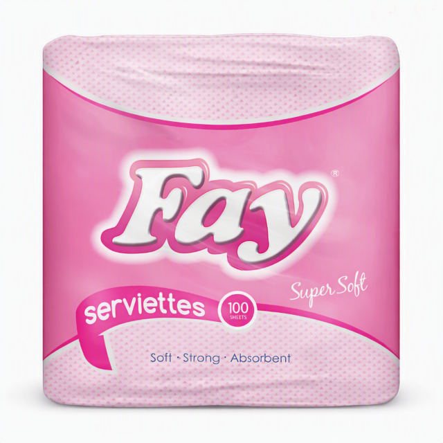Fay Serviettes Coloured 100 Sheets