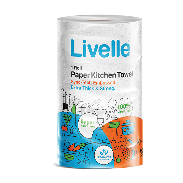 Livelle Kitchen Towel Singles