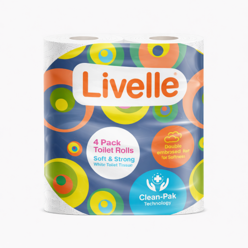 Livelle Toilet Tissue 4-Pack