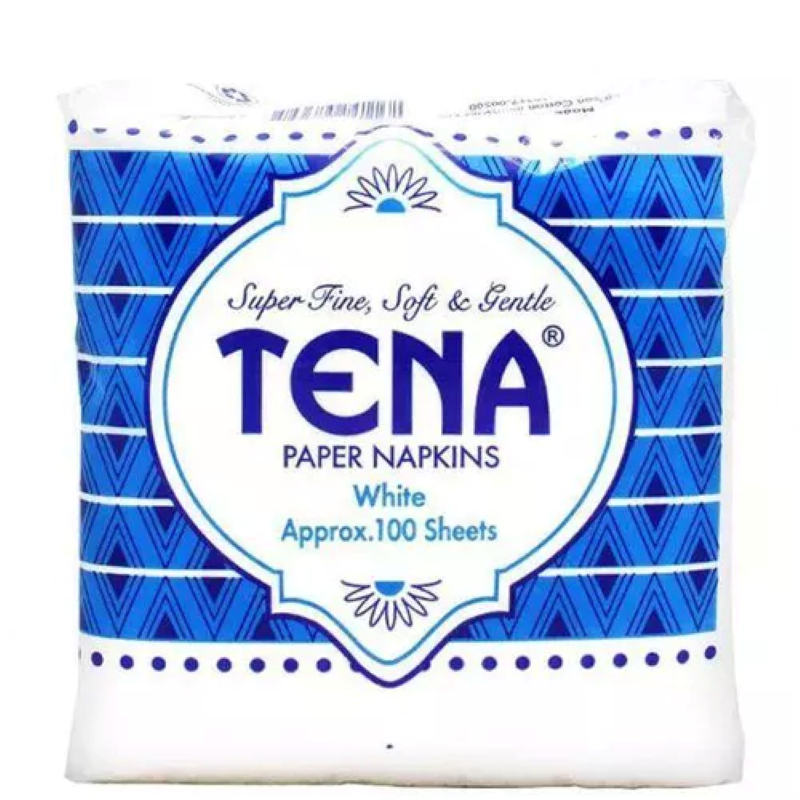 Tena Paper Napkins 100 Sheets