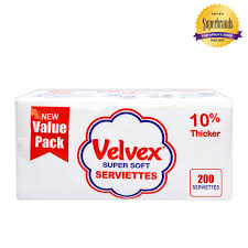 Velvex Premium Serviette 200S Value Pack