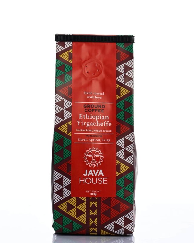 Java House Ethiopia Yirgacheffe Ground Coffee 375g