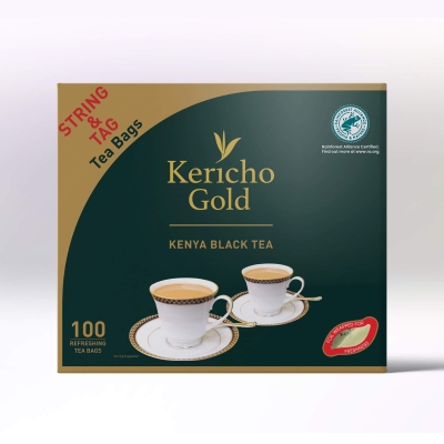 Kericho Gold String & Tag Tea 100 Bags