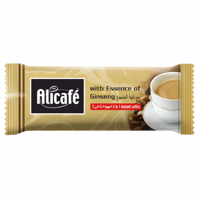 Alicafe 5 In 1 Tongkat Ali & Ginseng Coffee 20G