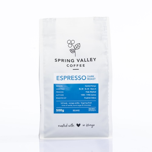 Spring Valley Espresso Beans 500G