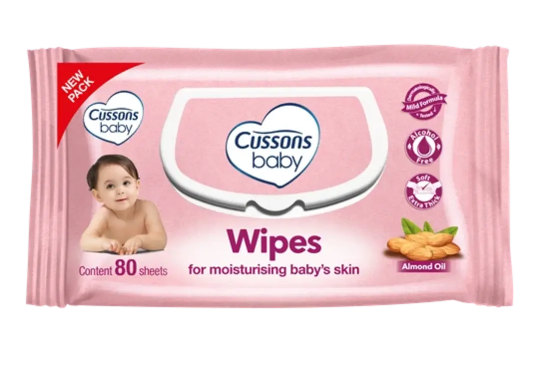 Cussons Baby Soft & Smooth Wipes 80 Pieces