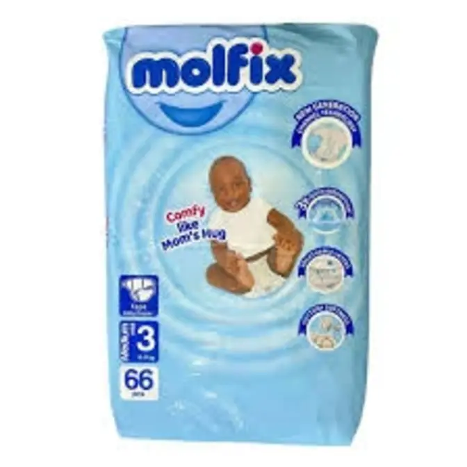 Molfix Day & Night Size 3 6-9Kg 66 Pieces