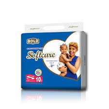 Softcare Gold Diaper Mini S-10 3-6 Kg