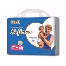 Softcare Gold Diaper Small 48 Pieces